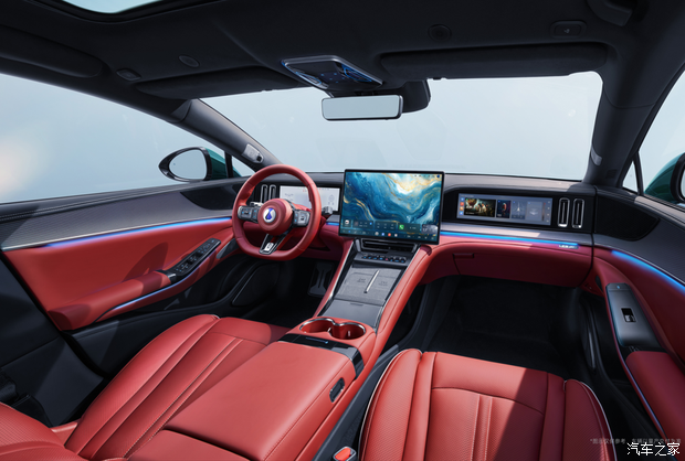 新增熔岩红配色/续航全面提升 新款腾势Z9GT内饰官图发布